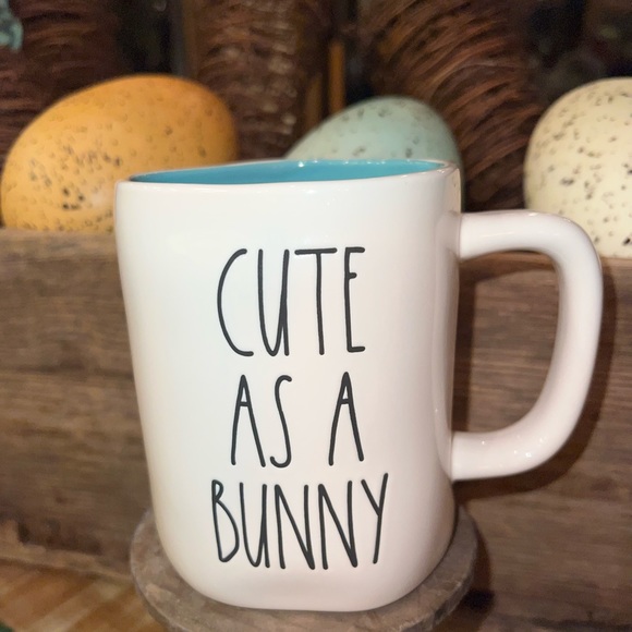 Rae Dunn CUTE AS A BUNNY mug. NWT. - Picture 2 of 4